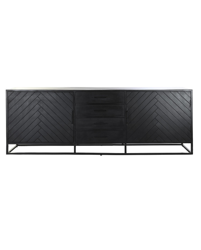 BUFFET MANGO METAL 210X45X75 NEGRO