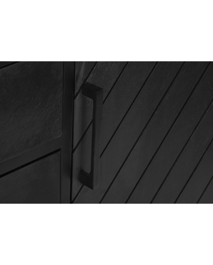 BUFFET MANGO METAL 210X45X75 NEGRO