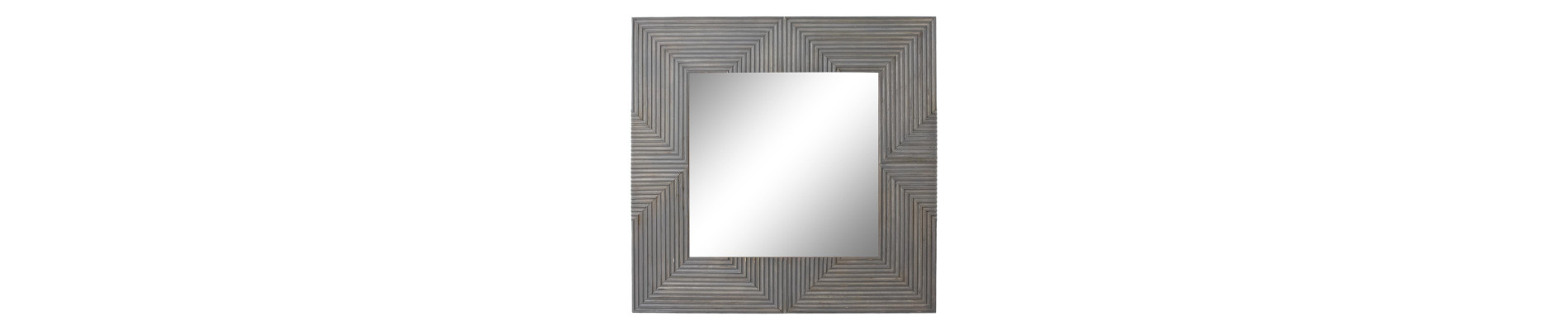 ESPEJO VENTANAL NEGRO 90X90CM