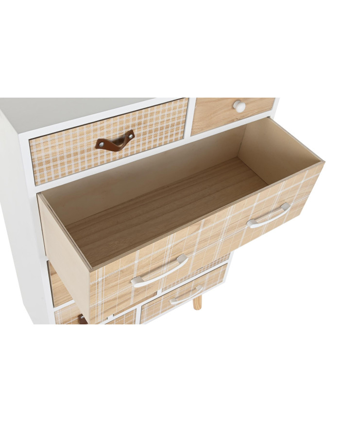 CAJONERA PAULOWNIA 60X26X94 12 CAJONES NATURAL