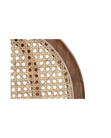 SILLA OLMO RATAN 43X43X89 REJILLA MARRON OSCURO