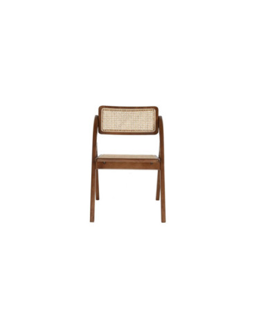 SILLA OLMO RATAN 53X60X79 REJILLA MARRON OSCURO