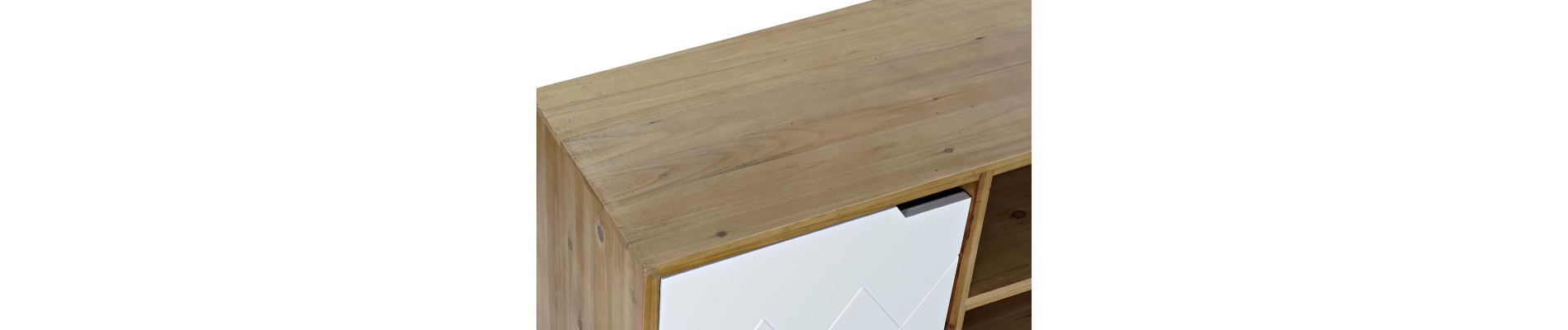 MUEBLE TV ABETO 140X38X53 MARRON