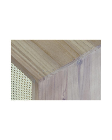 MUEBLE TV ABETO RATAN 140X38X53 MARRON