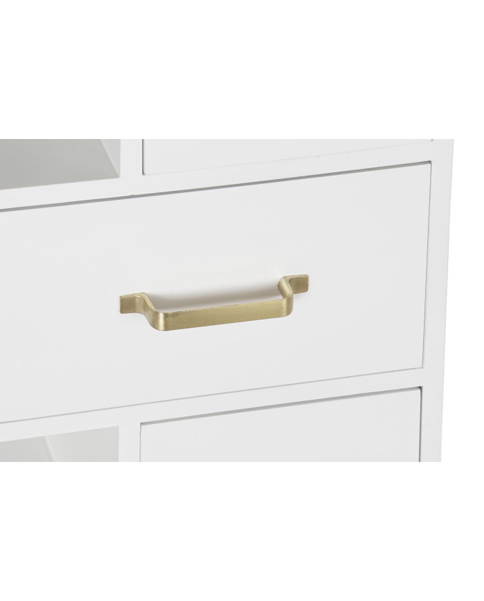 CAJONERA MDF METAL 76X34X94 BLANCO