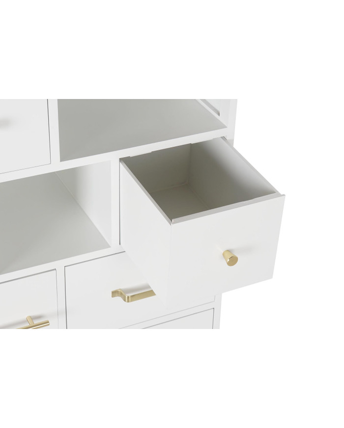 CAJONERA MDF METAL 76X34X94 BLANCO
