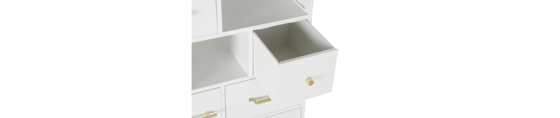 CAJONERA MDF METAL 76X34X94 BLANCO