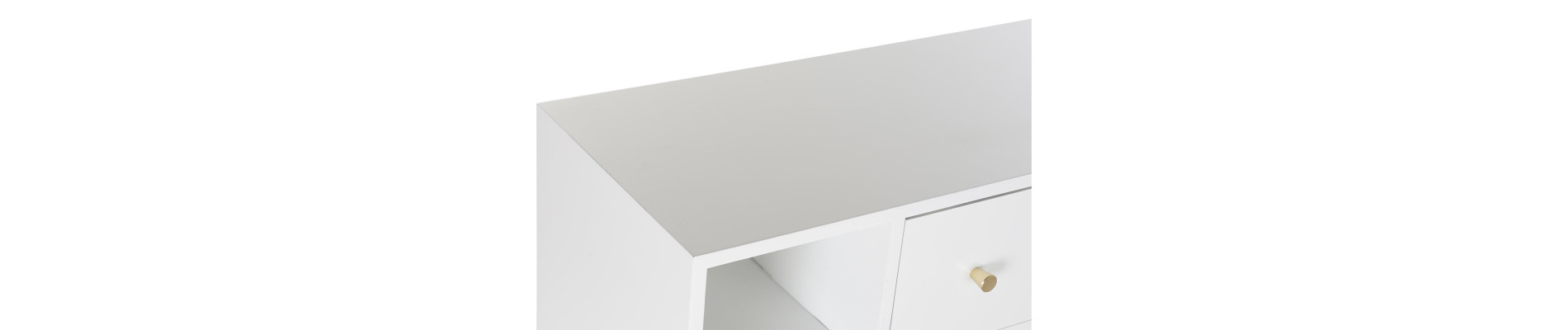 CAJONERA MDF METAL 76X34X94 BLANCO