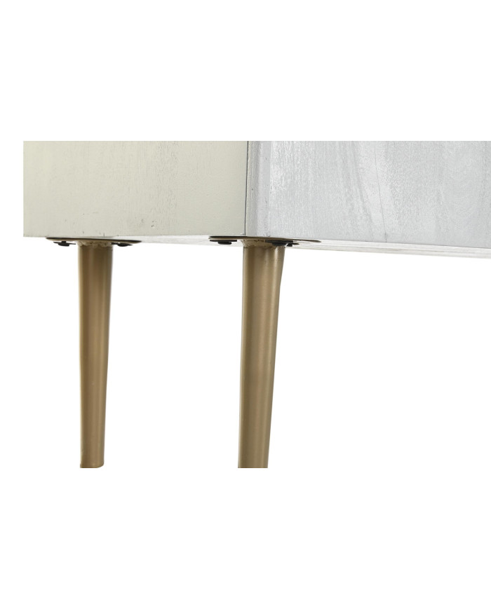 CONSOLA MANGO HIERRO 90X45X74 LAZO BLANCO