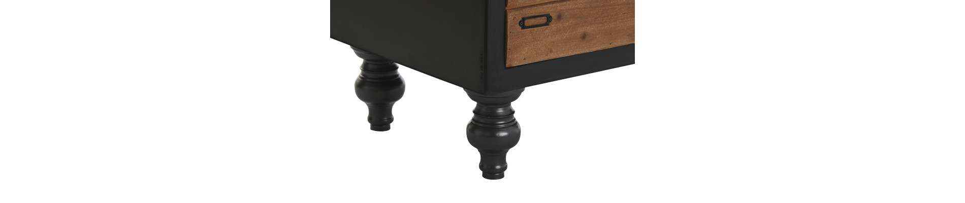 CAJONERA ABETO 67X40X89 NEGRO