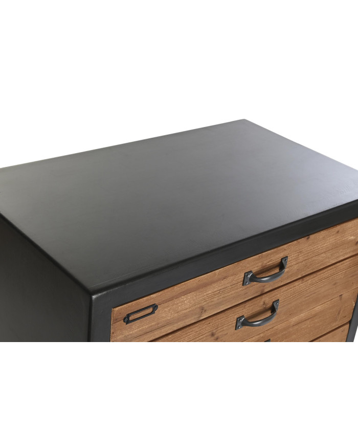 CAJONERA ABETO 67X40X89 NEGRO