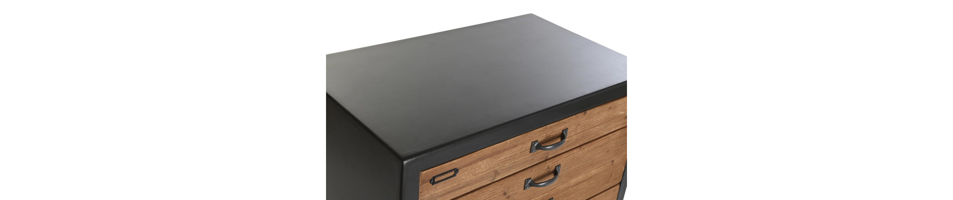 CAJONERA ABETO 67X40X89 NEGRO