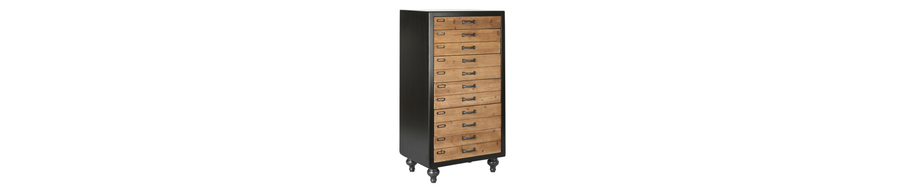 CAJONERA MANGO METAL 45X35X120 NATURAL