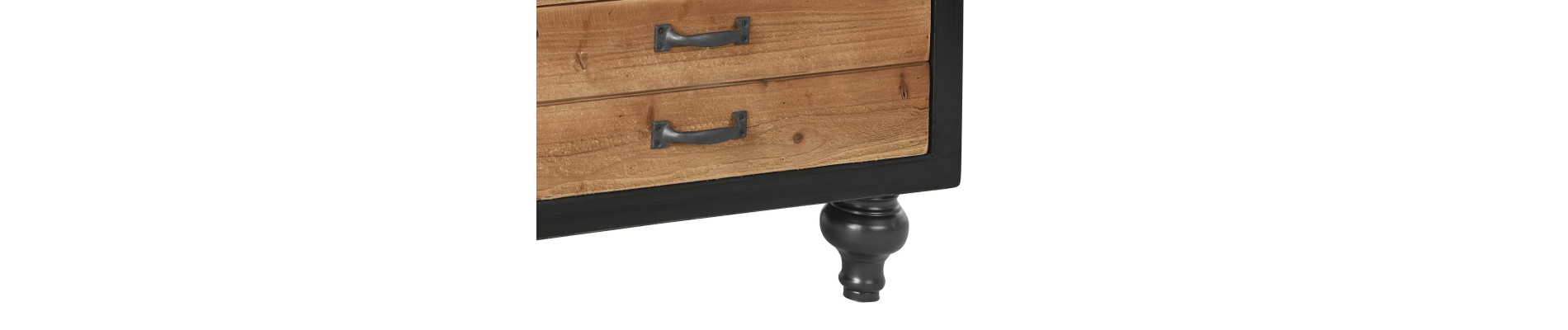 CAJONERA ABETO 57X40X111 NEGRO