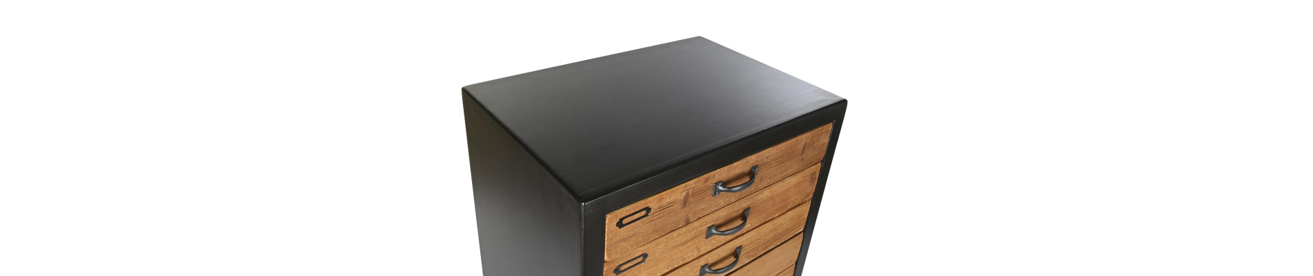 CAJONERA ABETO 57X40X111 NEGRO