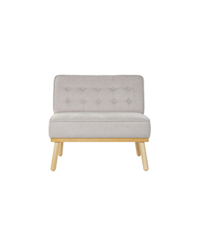 SILLON LINO ABETO 80X66X72 CAPITONE BEIGE