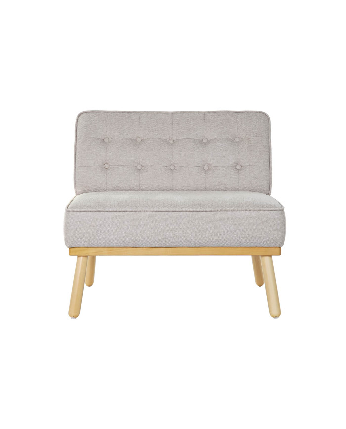 SILLON LINO ABETO 80X66X72 CAPITONE BEIGE