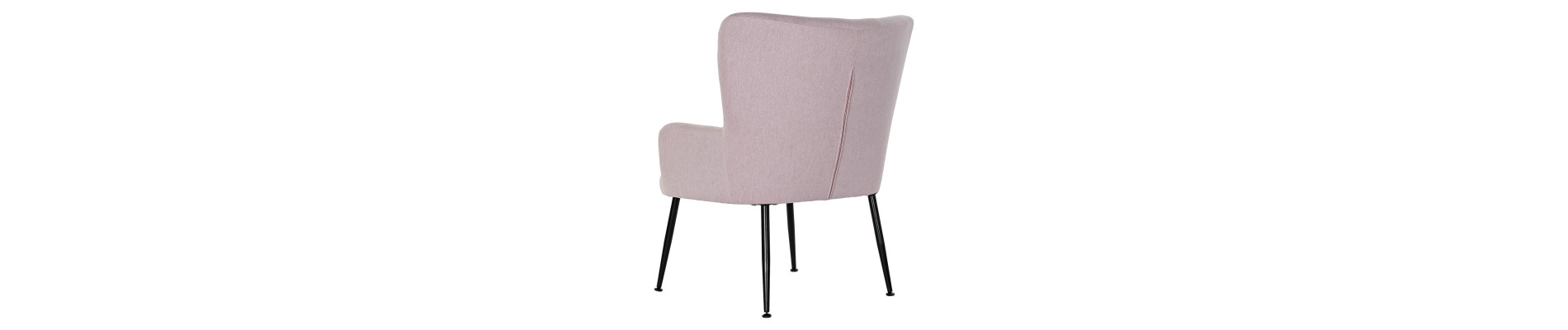 SILLON SET 2 POLIESTER METAL 70X60X84 45,5X37X35,5