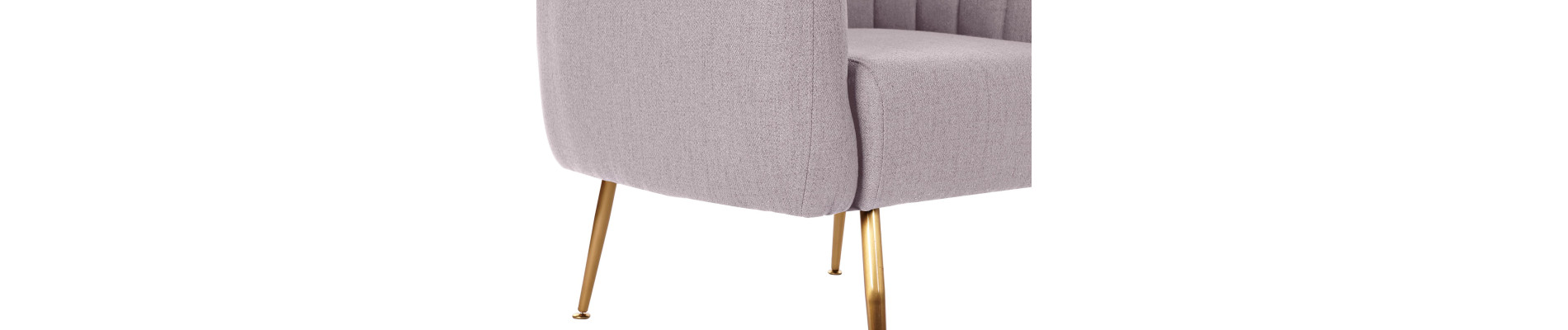 SILLON POLIESTER METAL 81X75X73 ROSA