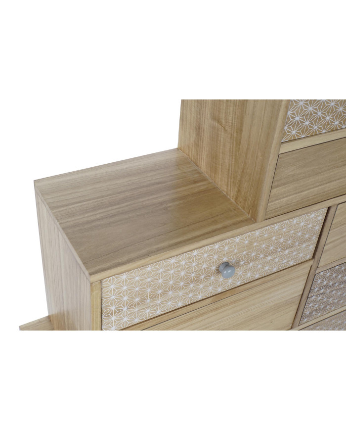 BUFFET PAULOWNIA 120X25X110 12 CAJONES NATURAL