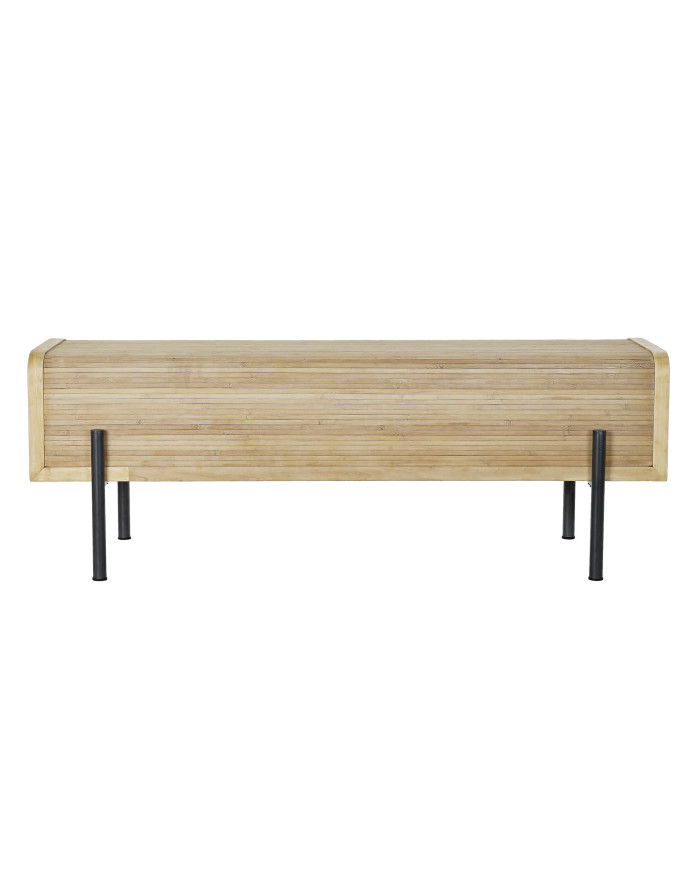 DESCALZADORA MADERA METAL 120X40X43 NATURAL