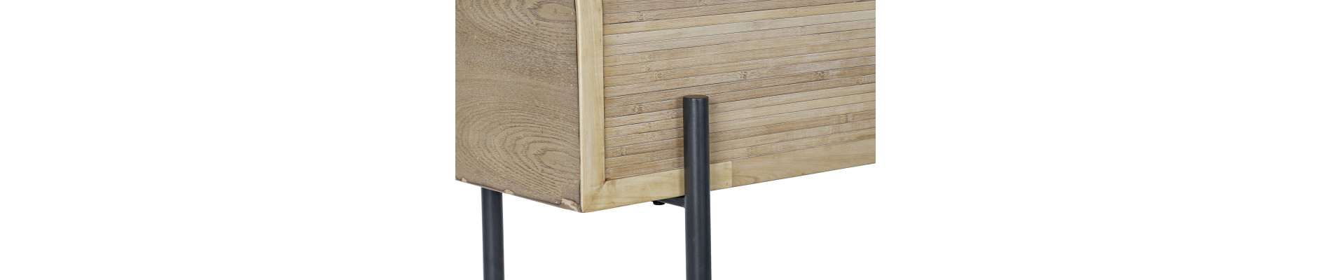 DESCALZADORA MADERA METAL 120X40X43 NATURAL