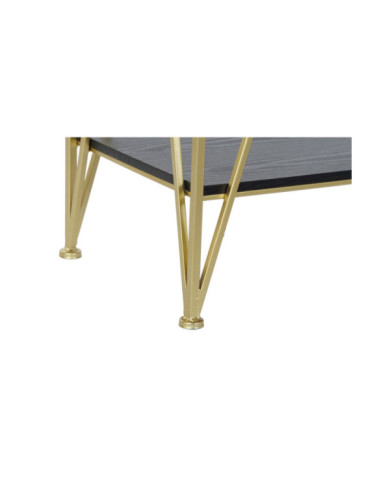 CONSOLA METAL MADERA 81,5X36X71,5 DORADO