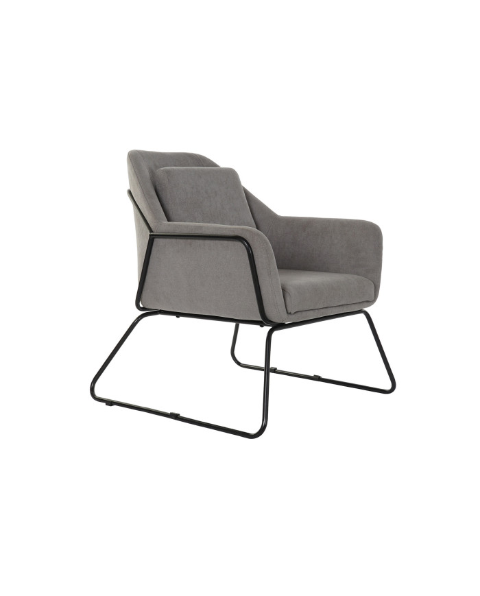BUTACA POLIESTER METAL 75X76X82 GRIS