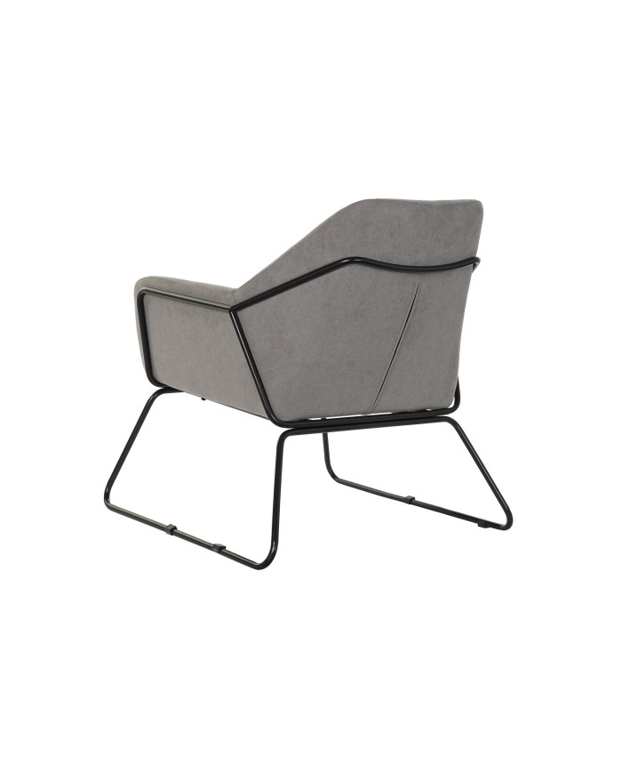 BUTACA POLIESTER METAL 75X76X82 GRIS