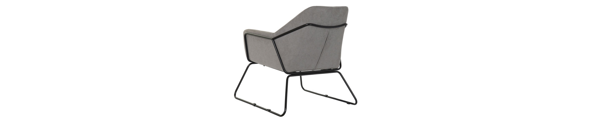 BUTACA POLIESTER METAL 75X76X82 GRIS