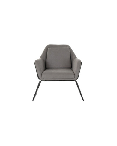 BUTACA POLIESTER METAL 75X76X82 GRIS