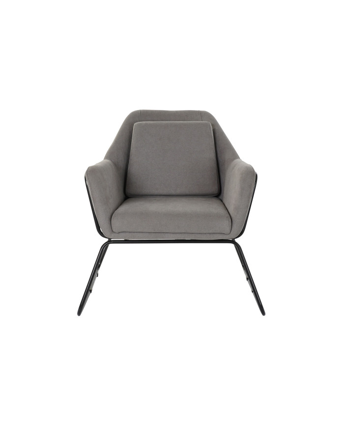 BUTACA POLIESTER METAL 75X76X82 GRIS