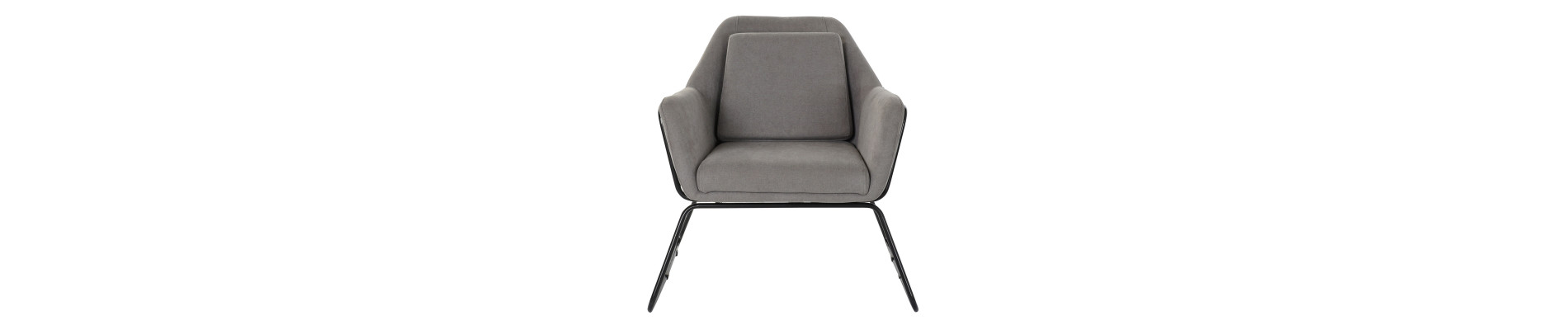 BUTACA POLIESTER METAL 75X76X82 GRIS