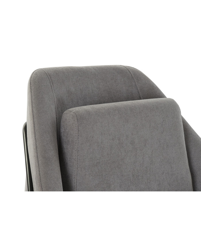BUTACA POLIESTER METAL 75X76X82 GRIS