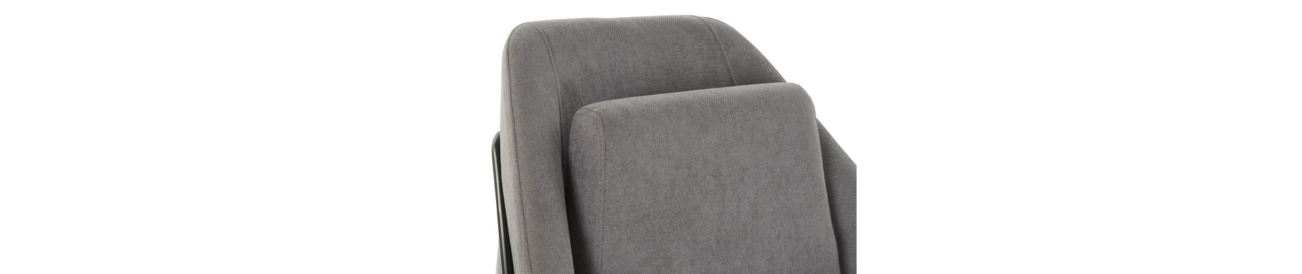 BUTACA POLIESTER METAL 75X76X82 GRIS