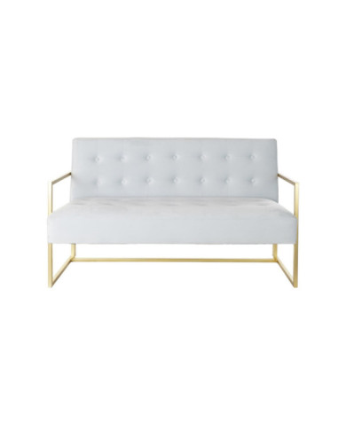 SOFA POLIESTER METAL 128X70X76 CAPITONE