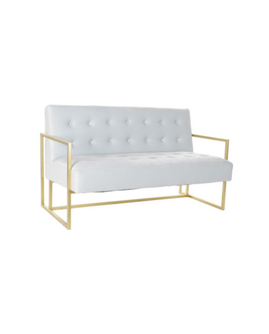 SOFA POLIESTER METAL 128X70X76 CAPITONE