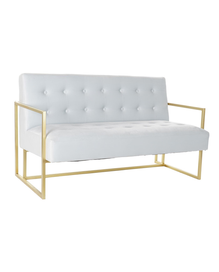 SOFA POLIESTER METAL 128X70X76 CAPITONE