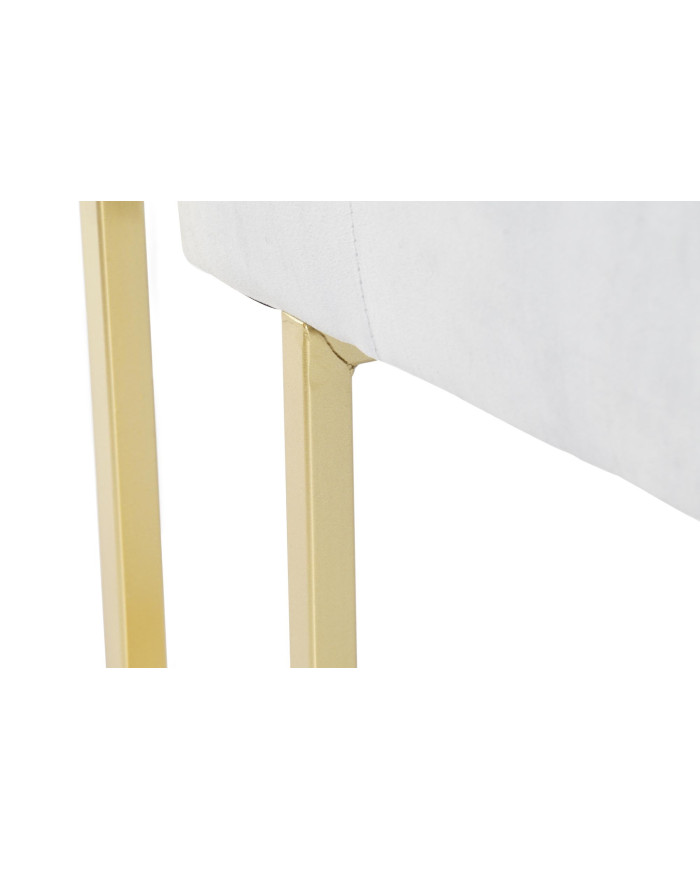 SOFA POLIESTER METAL 128X70X76 CAPITONE