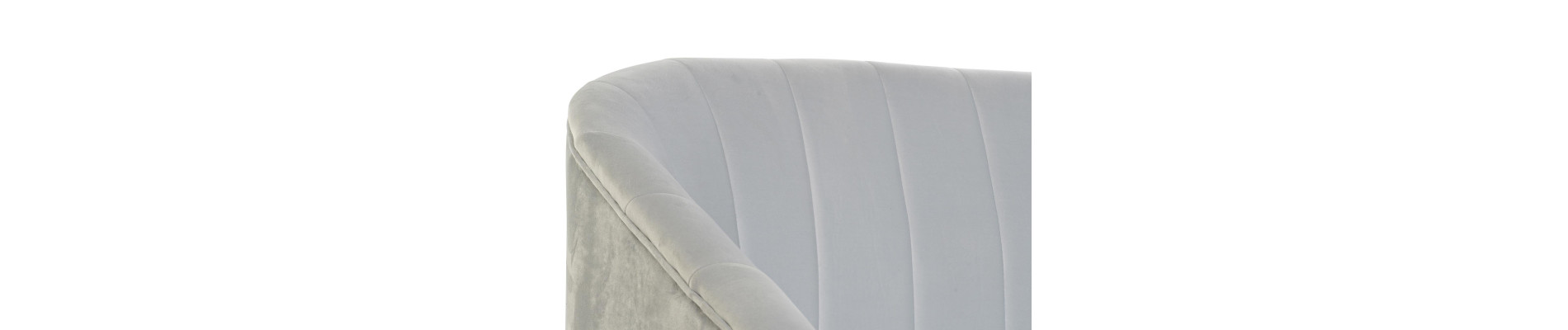 SOFA POLIESTER METAL 140X77X81 AZUL CELESTE