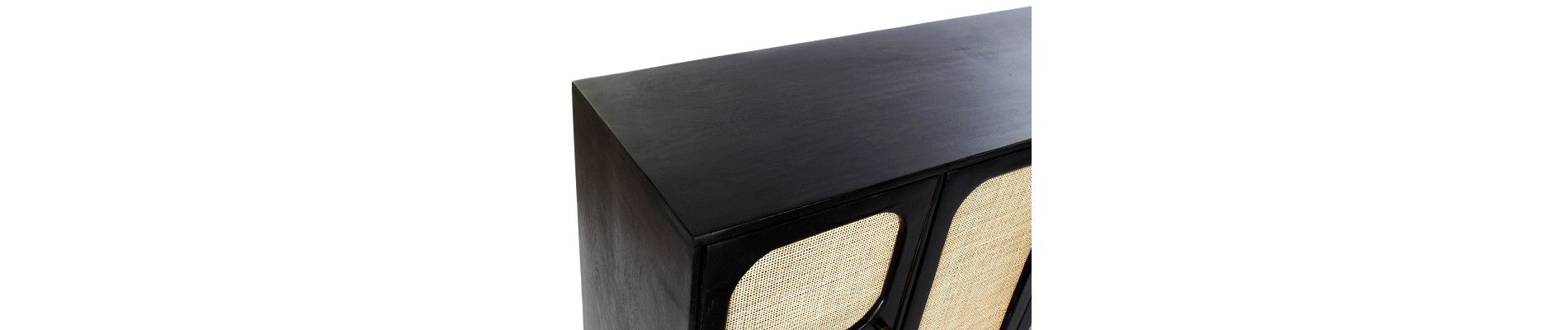 BUFFET MANGO RATAN 150X40X78 NEGRO