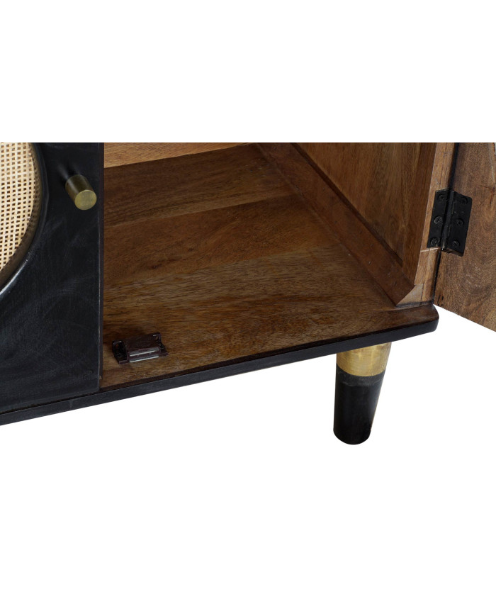 BUFFET MANGO RATAN 150X40X65 NEGRO