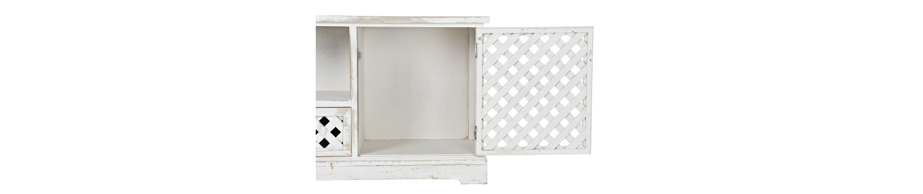 MUEBLE TV ABETO 140X40X54 DECAPE BLANCO