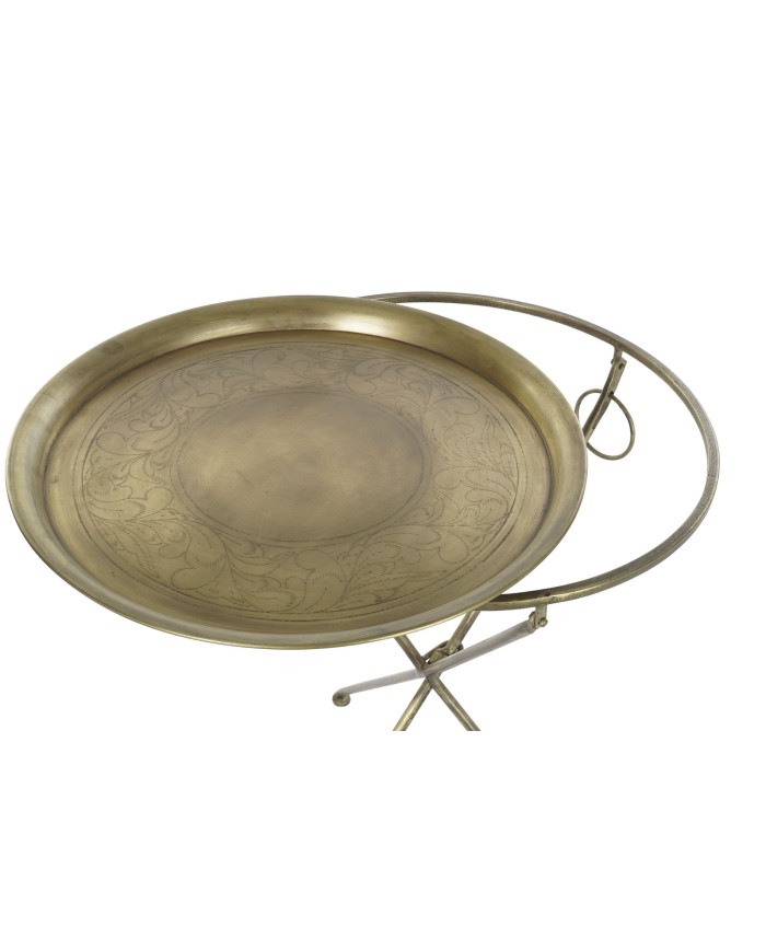 MESITA AUXILIAR LATON 47,5X47,5X64,5 MESDITA AUXIL