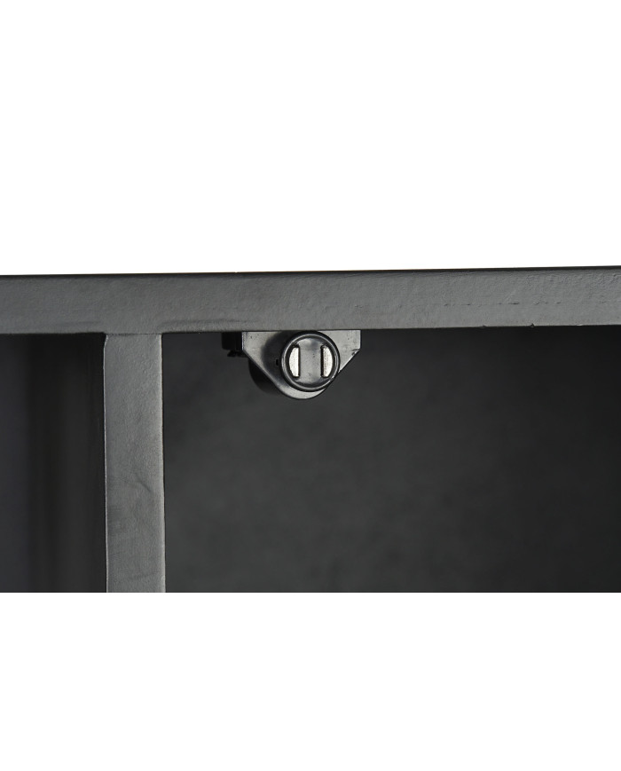 APARADOR MDF CRISTAL 120X38X100 NEGRO