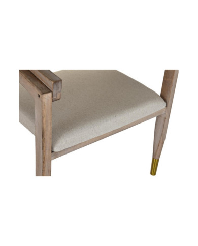 SILLA ABETO POLIESTER 59X55X88 BEIGE