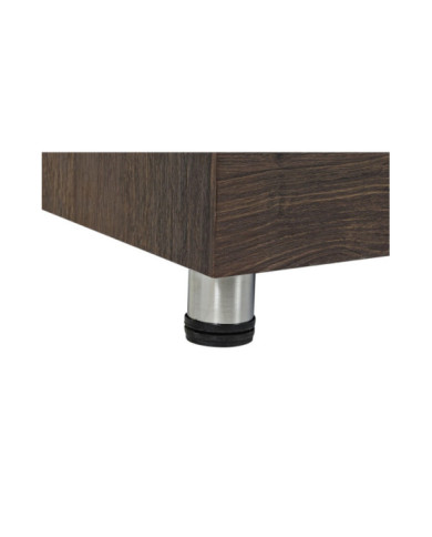 MESA CENTRO MDF CRISTAL 80X60X38 BLANCO