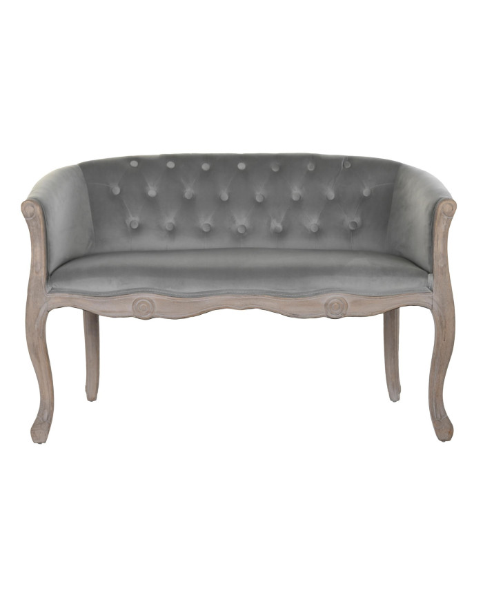 SOFA POLIESTER RUBBERWOOD 107X60X69 TERCIOPELO
