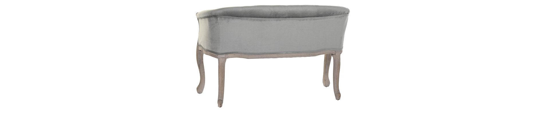 SOFA POLIESTER RUBBERWOOD 107X60X69 TERCIOPELO