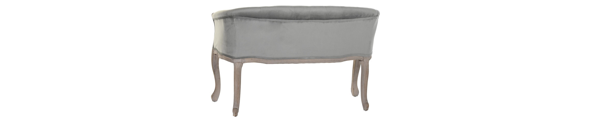 SOFA POLIESTER RUBBERWOOD 107X60X69 TERCIOPELO